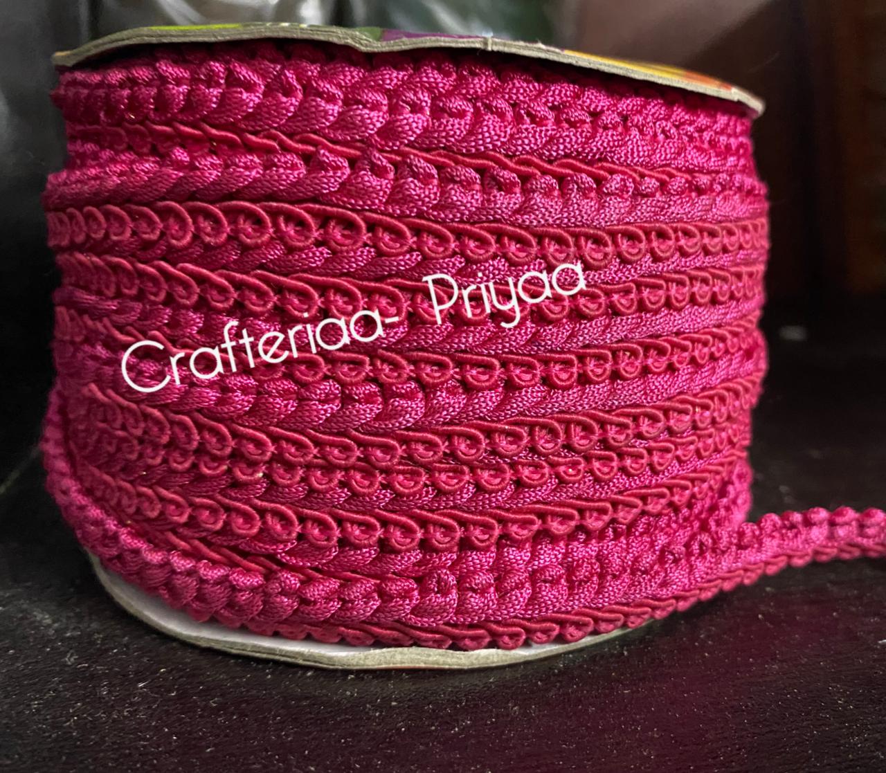 Border Lace – 1cm – 2 mtr- Pink