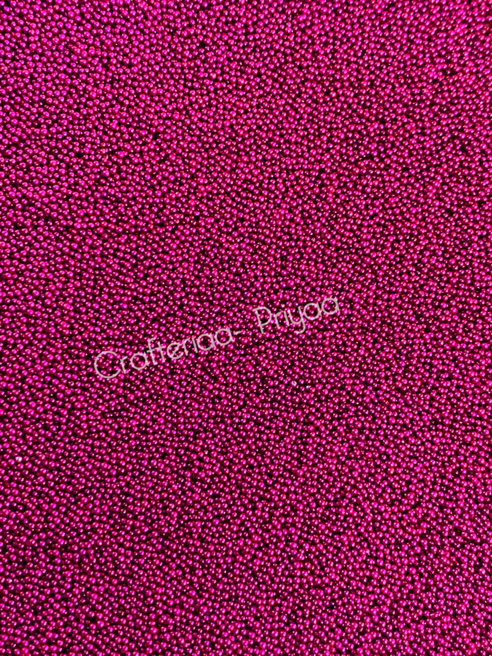 Micro Mini Pearl Beads- 25 gms – Dark Pink
