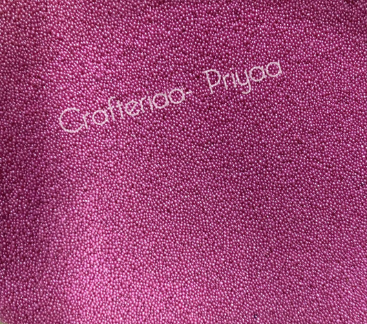 Micro Mini Pearl Beads- 25 gms – Pink