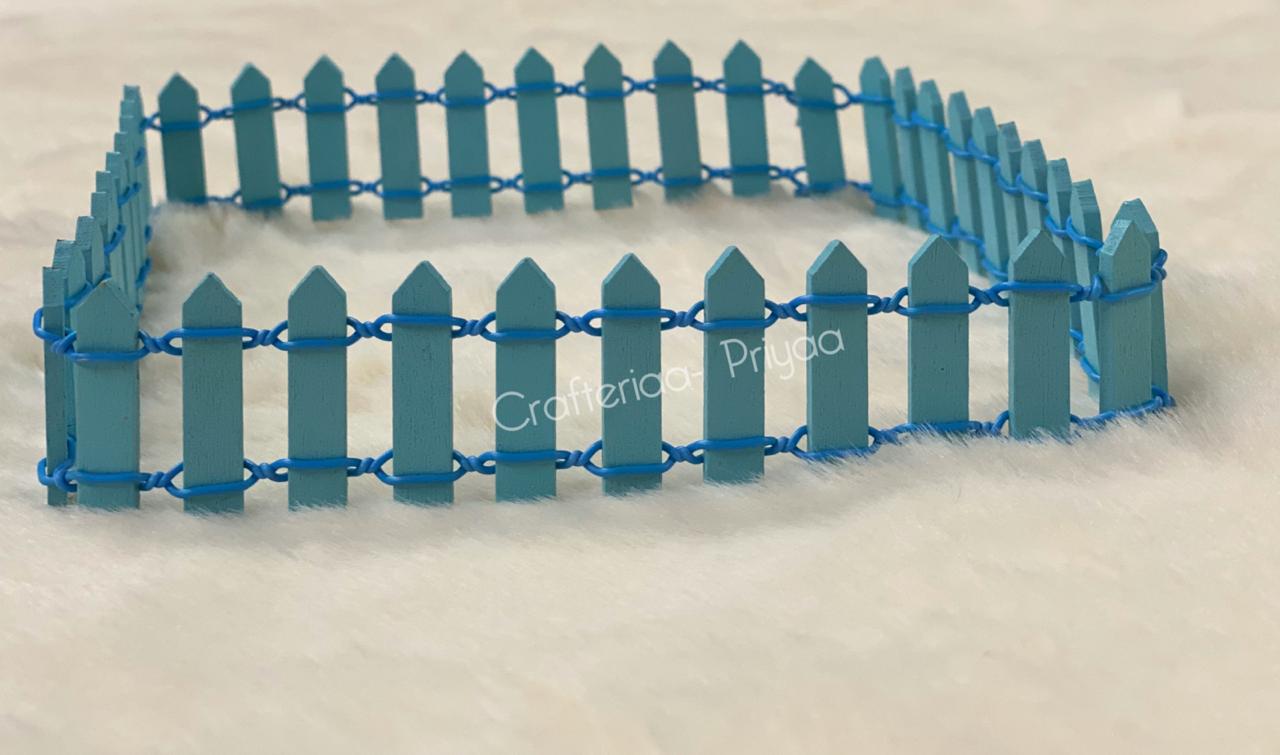 Fence- 1 piece per set (50 cm Each)- Light Blue