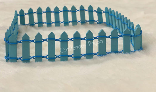 Fence- 1 piece per set (50 cm Each)- Light Blue