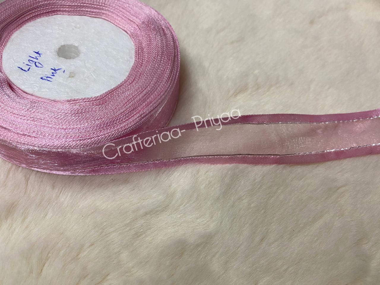Organza-Ribbon-1-inch-color – light-pink