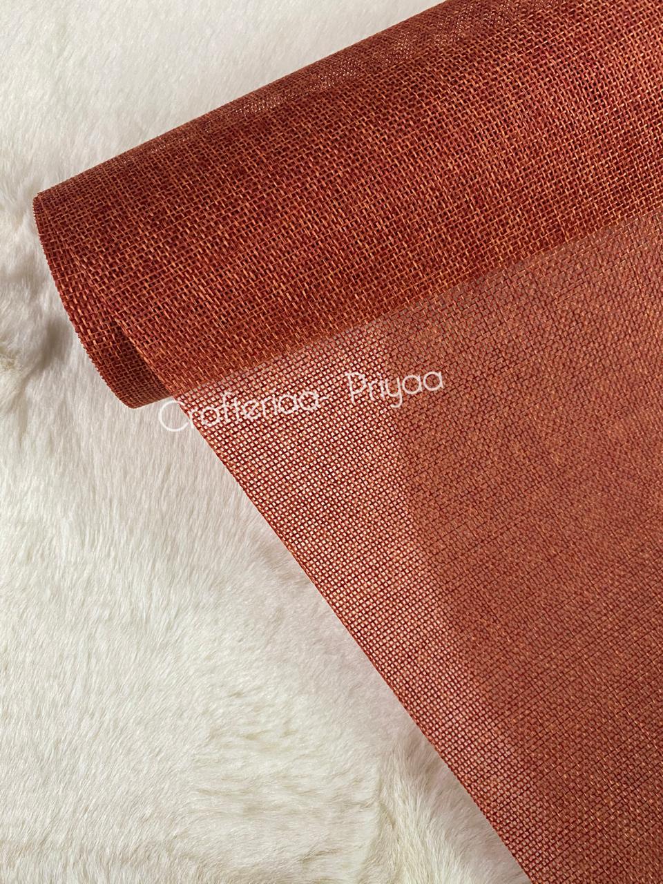 Jute Roll – 1 metre- d12 Dark Orange