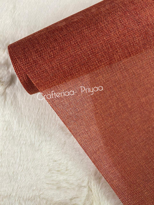 Jute Roll – 1 metre- d12 Dark Orange
