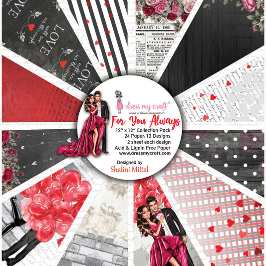 For You Always 12″ x 12″ Paper Pad