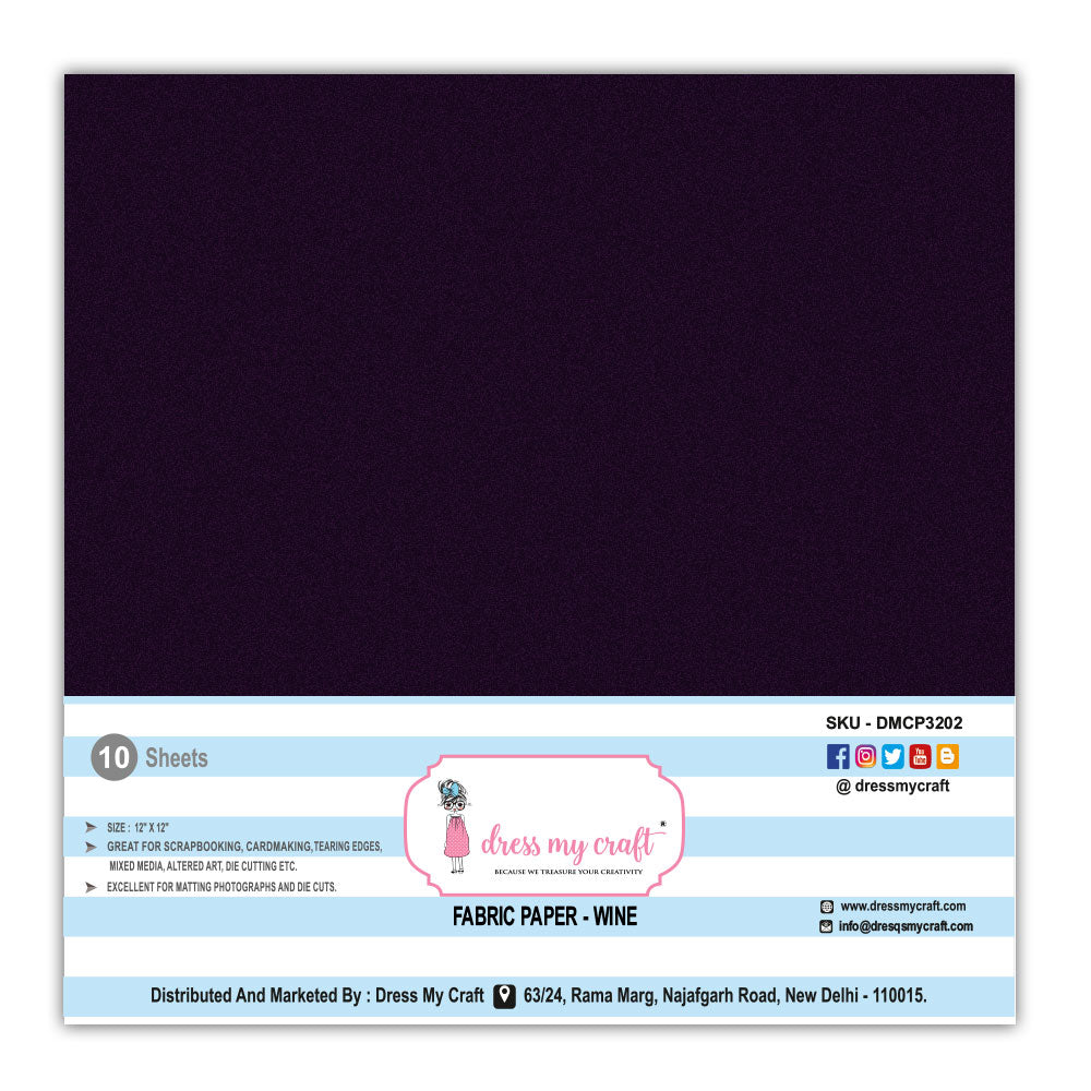 Fabric Paper – Wine