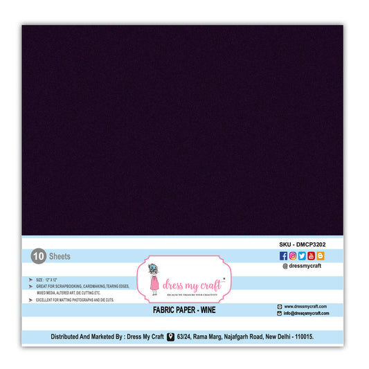Fabric Paper – Wine