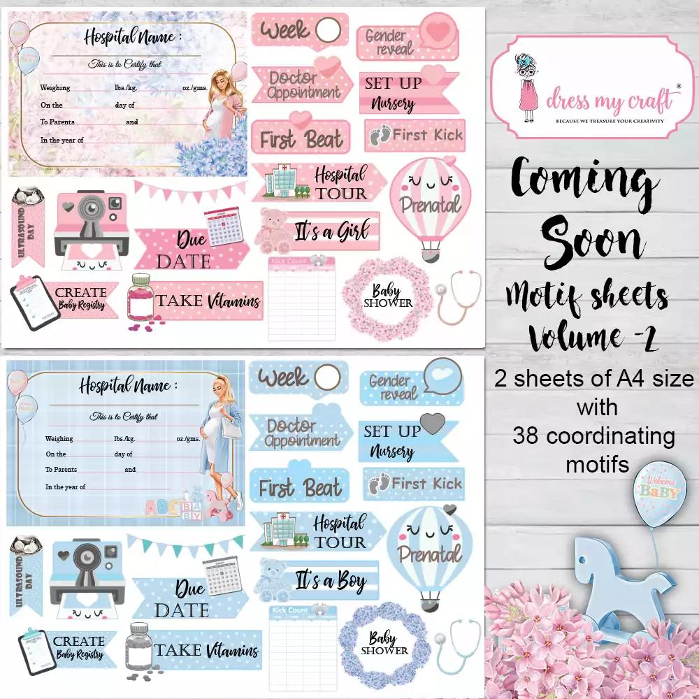 Coming Soon Motif Sheet – Vol 2