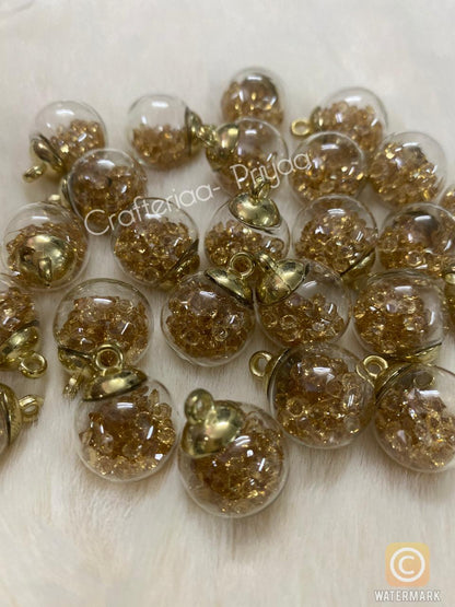 Glass Balls –25 pieces – Golden