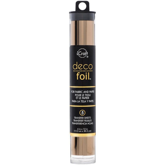 Rose Gold – Deco Foil Transfer Sheets 6″X12″ 5/Pkg