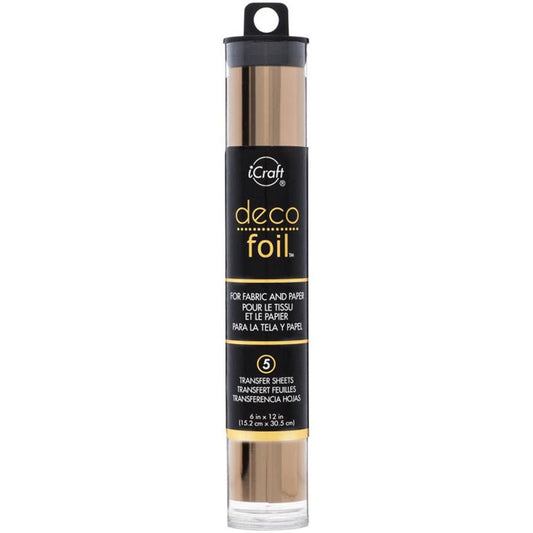 Rose Gold – Deco Foil Transfer Sheets 6″X12″ 5/Pkg