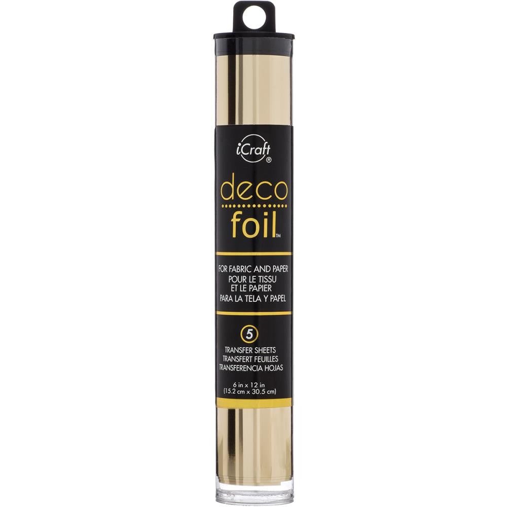 Champagne - Deco Foil Transfer Sheets 6"X12" 5/Pkg
