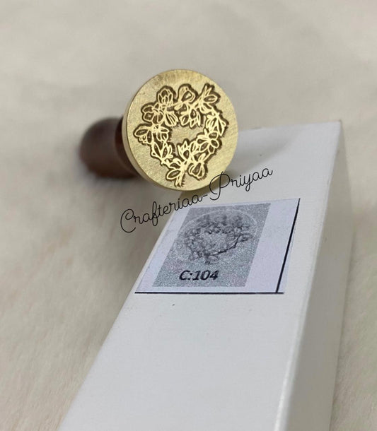 Wax Seal Stamp design no. -9