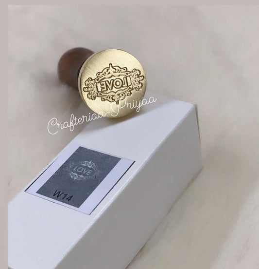 Wax Seal Stamp- Love design no. -10