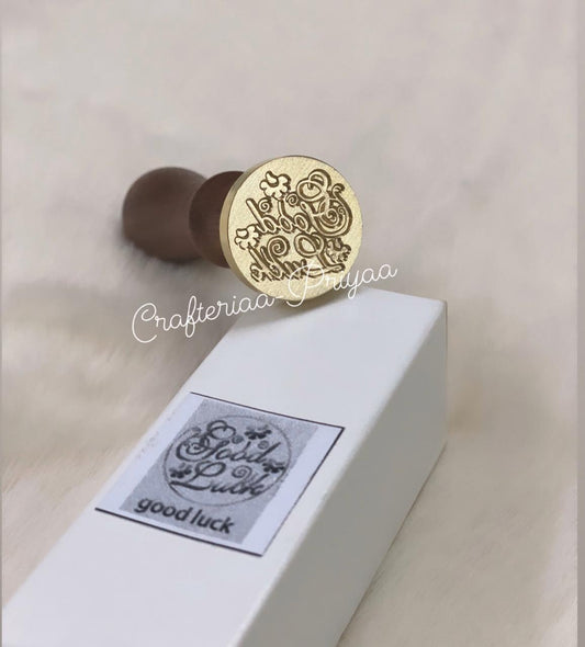 Wax Seal Stamp- good-luck