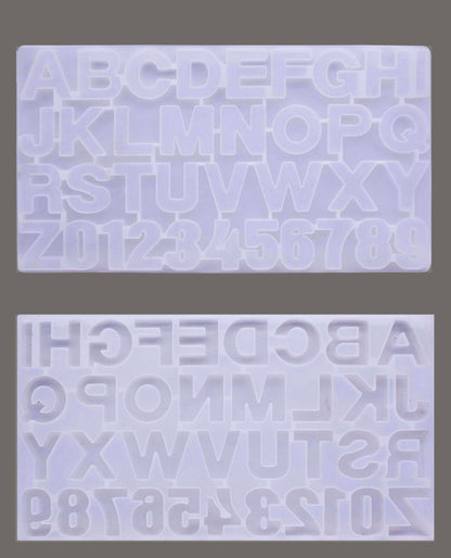 Resin Mould- Design 36 -Alphabets