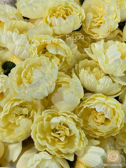 Fabric Flower- 5 Pieces- D37