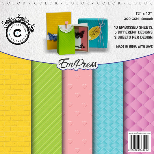 EmPress Embossed Sheets (Colored)