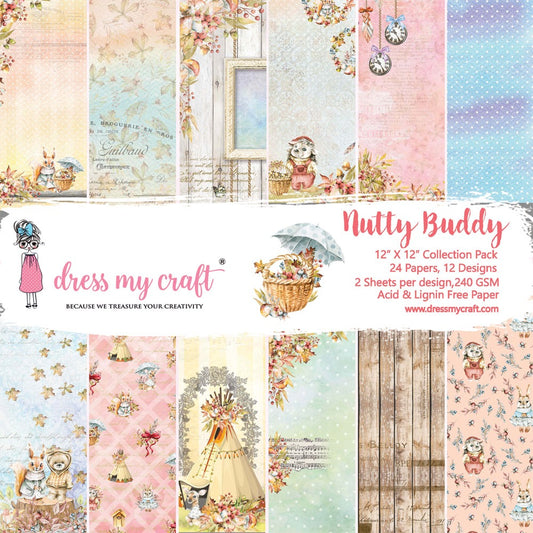 Nutty Buddy – 12″x12″ Paper Pad