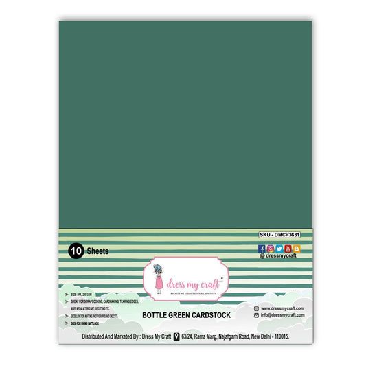 Bottle Green Cardstock – A4 – 250 gsm
