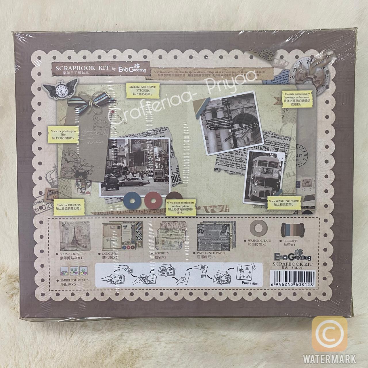 Eno Greeting DIY Book Kit for Scrapbooking