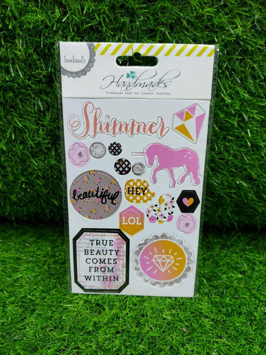 Sticker for Scrapbooking- shimmer