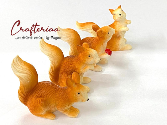 Squirrel – miniature 4 pieces – design 71