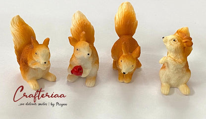 Squirrel – miniature 4 pieces – design 71