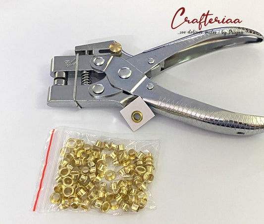 Eyelet Paper Punch + 100 Eyelets FREE