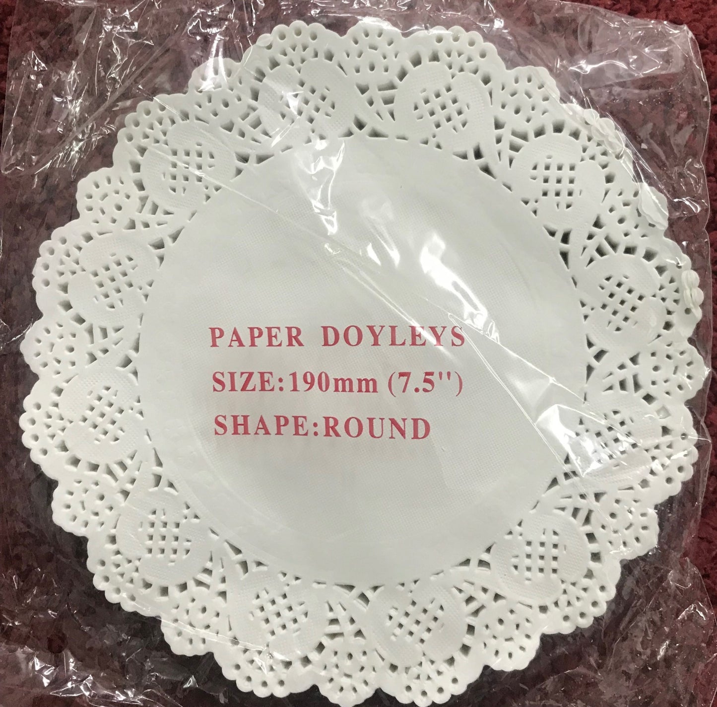 Paper Lace Doilies  -7.5 Inch- 1 pack