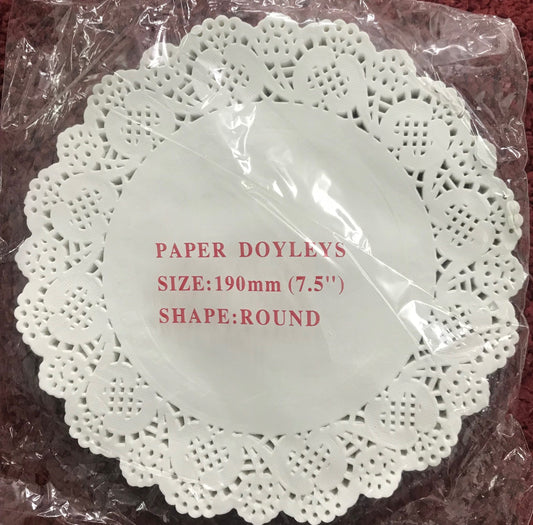 Paper Lace Doilies  -7.5 Inch- 1 pack