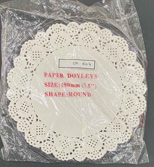 Paper Lace Doilies  -7.5 Inch- 1 pack