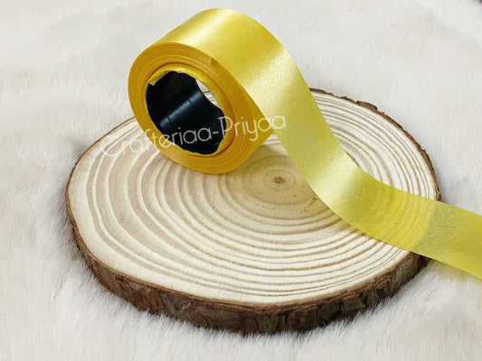 Plain Ribbon- Yellow- 8-9 metres approx