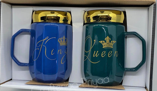 Mug Set – 2 Piece- D21 Blue Green