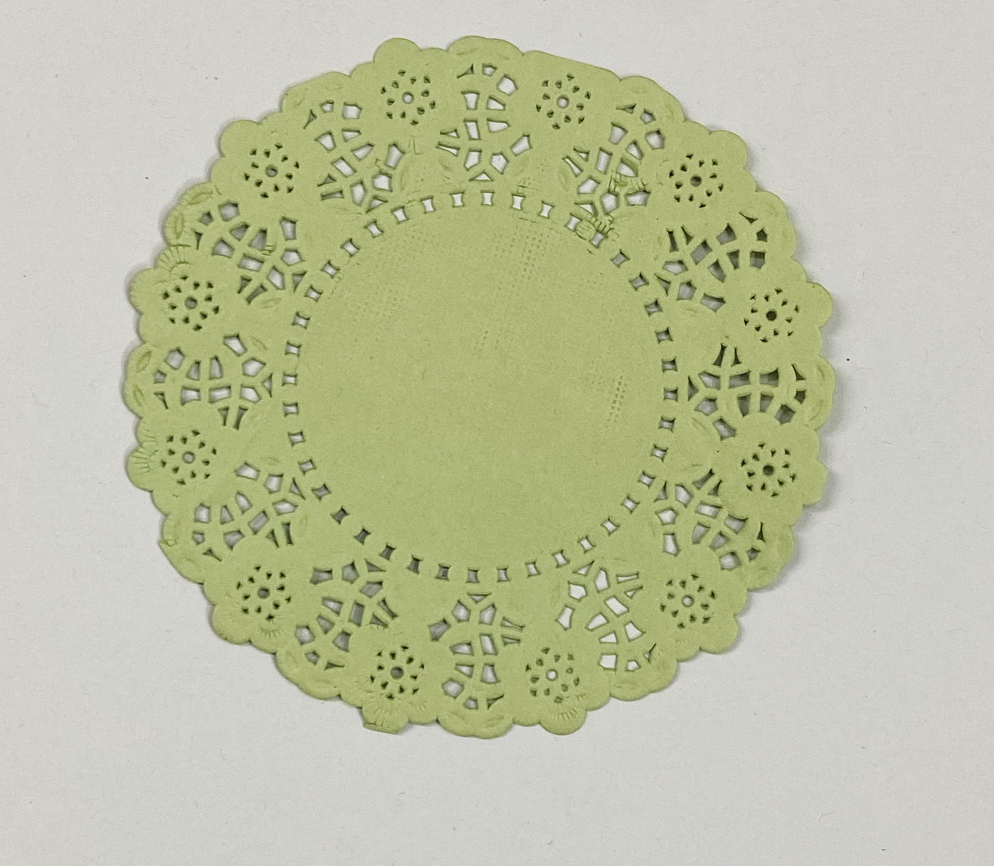 Paper Lace Doilies  -3.5 Inch- 1 pack – Green