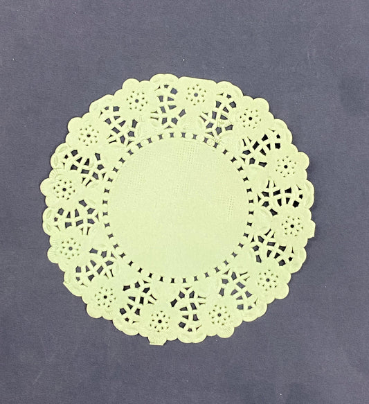 Paper Lace Doilies  -3.5 Inch- 1 pack – Green