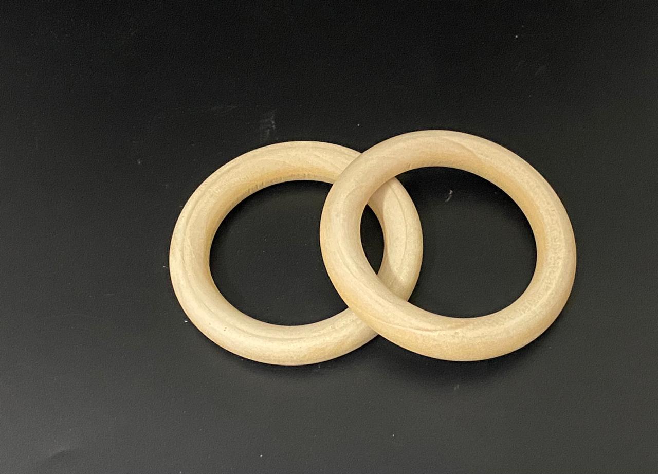 Wood Ring- 11 mm -6 pieces