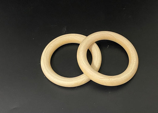 Wood Ring- 11 mm -6 pieces