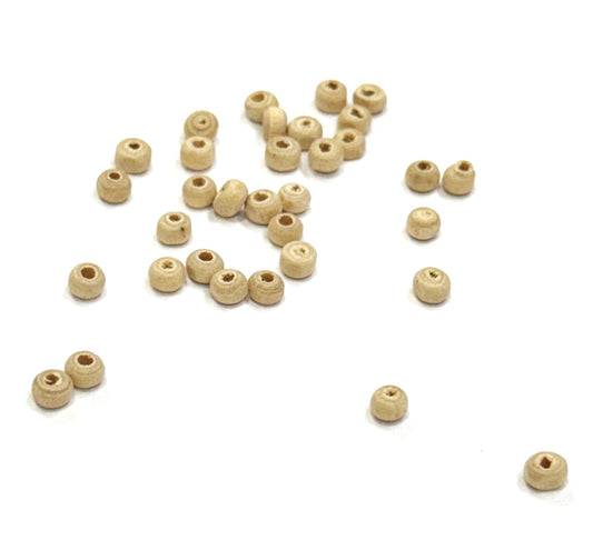Wooden Beads- 4 mm