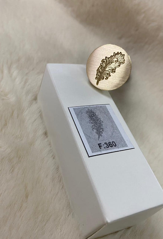 Wax Seal Stamp- D 82 feather