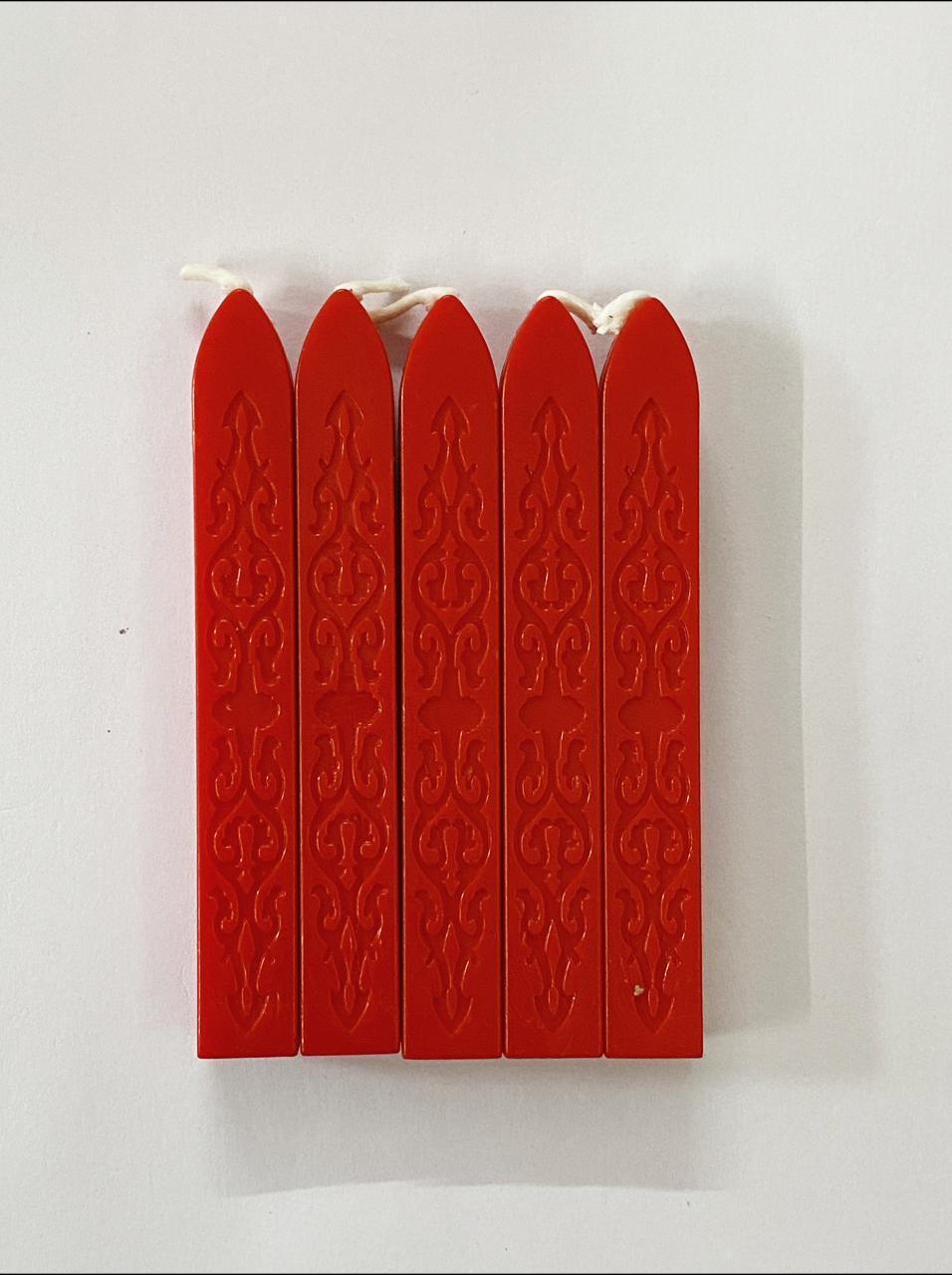 Wax Seal SET – 5 pieces- shade -bright red
