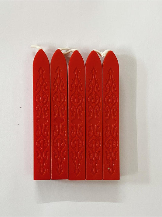 Wax Seal SET – 5 pieces- shade -bright red