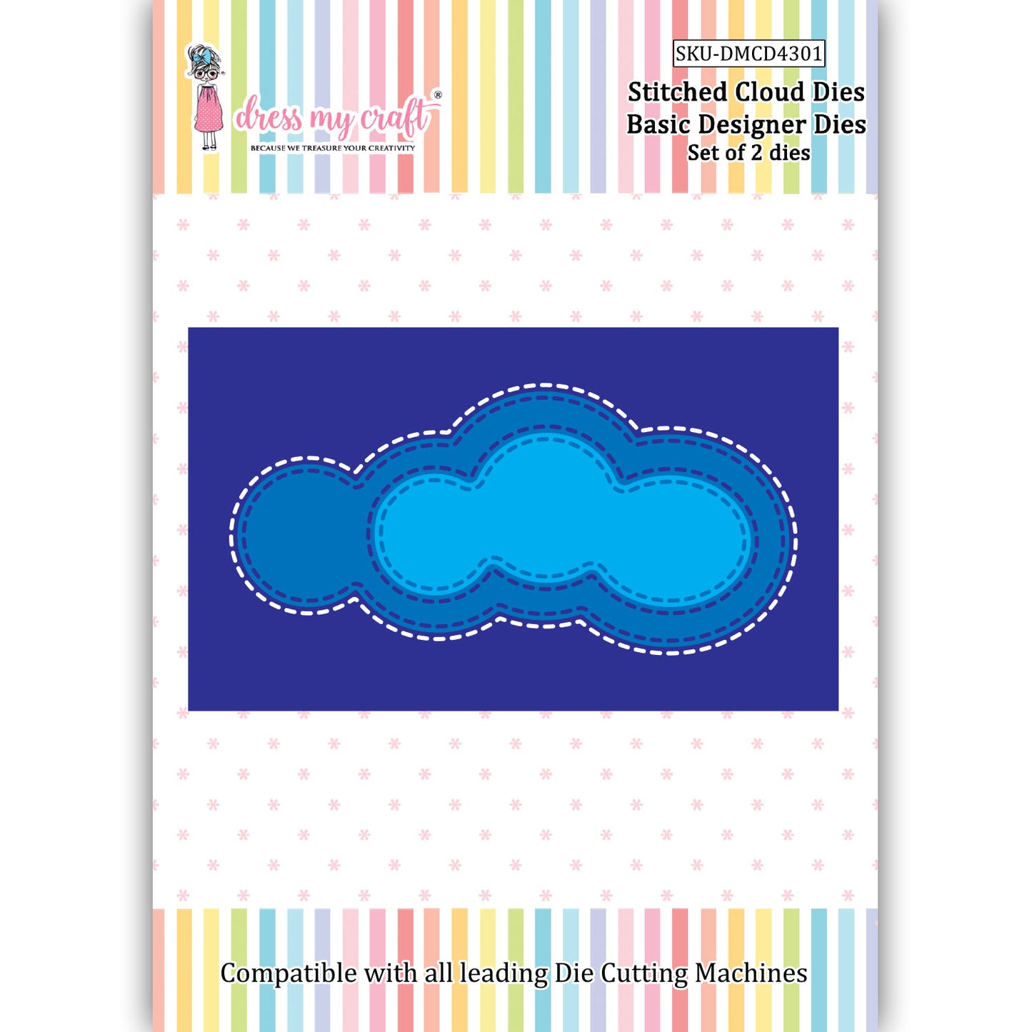 Stitched Cloud Die – Basic Designer Dies