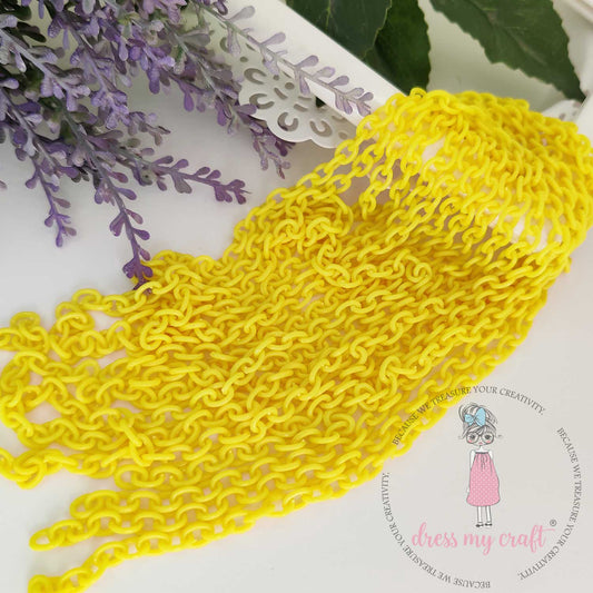 Acrylic Chain #2 – Yellow