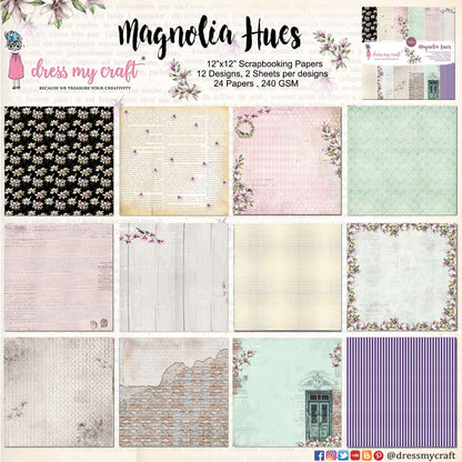 Magnolia Hues – 12″X12″ Paper Pad