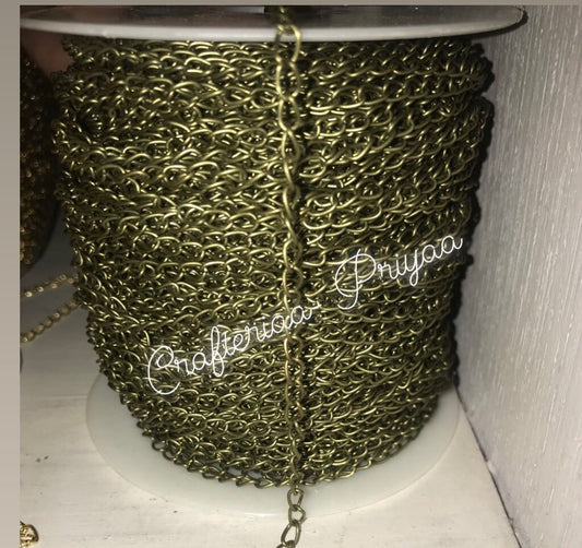 Metal Chain- Antique Color- 10 mtr