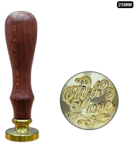Wax Seal Stamp- D 87 – With Love