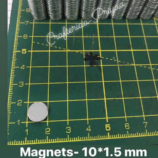 Magnet 10 *1.5 mm- 100 pieces