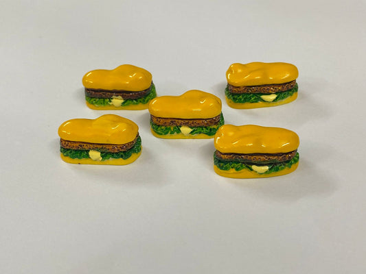 Food Miniature 5 pieces – design 129 Burger