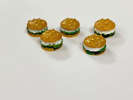 Food Miniature 5 pieces – design 132 Burger